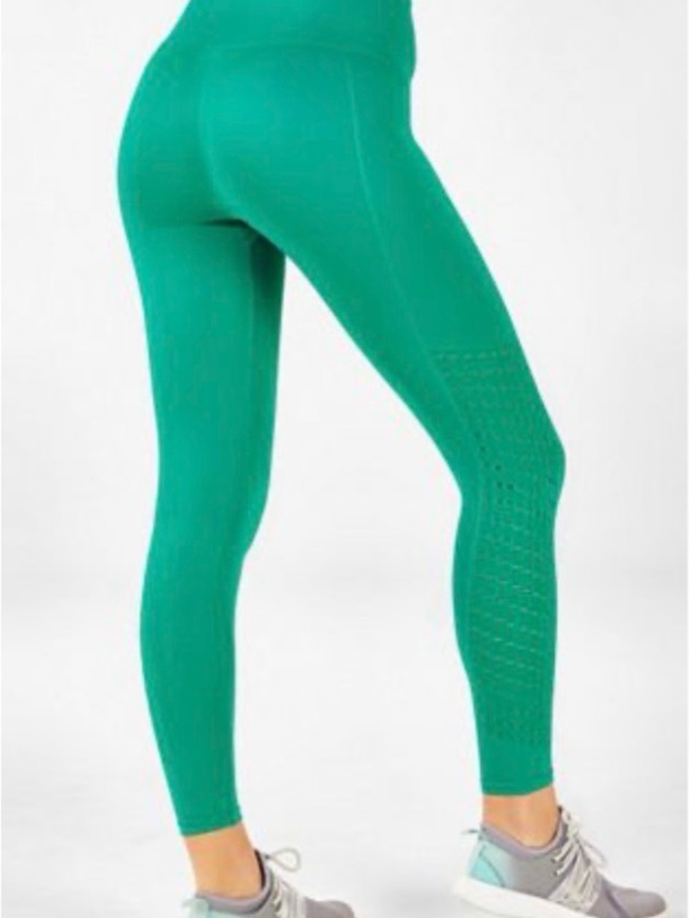 Fabletics Sync Seamless High-Waisted 7/8 Legging, XL, Green